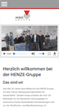 Mobile Screenshot of henze-gruppe.de